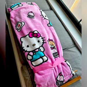 Hello Kitty throw blanket